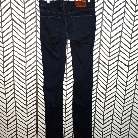 Madewell Denim - Madewell Jeans Rail Straight Dark Was Slim Straight Extra Tall Length